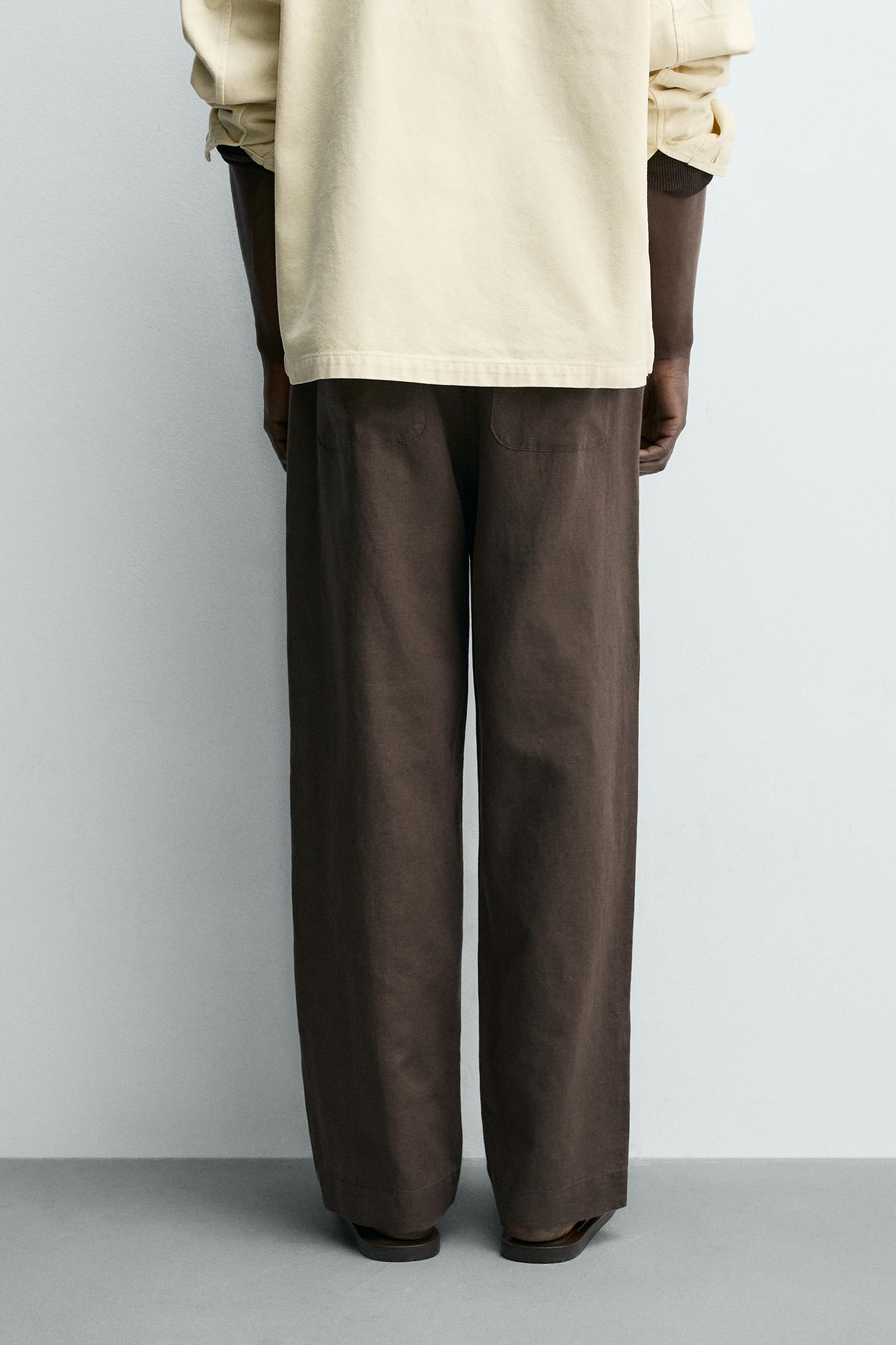 HEMP - COTTON STRAIGHT FIT PANTS